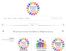 Tablet Screenshot of coalitionforrecovery.org